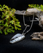 Dendritic Agate Pendant Necklace
