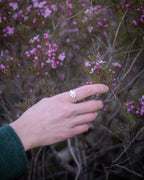 Flannel Flower Ring