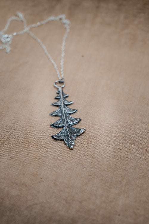Banksia Blechnifolia Sterling Silver Pendant