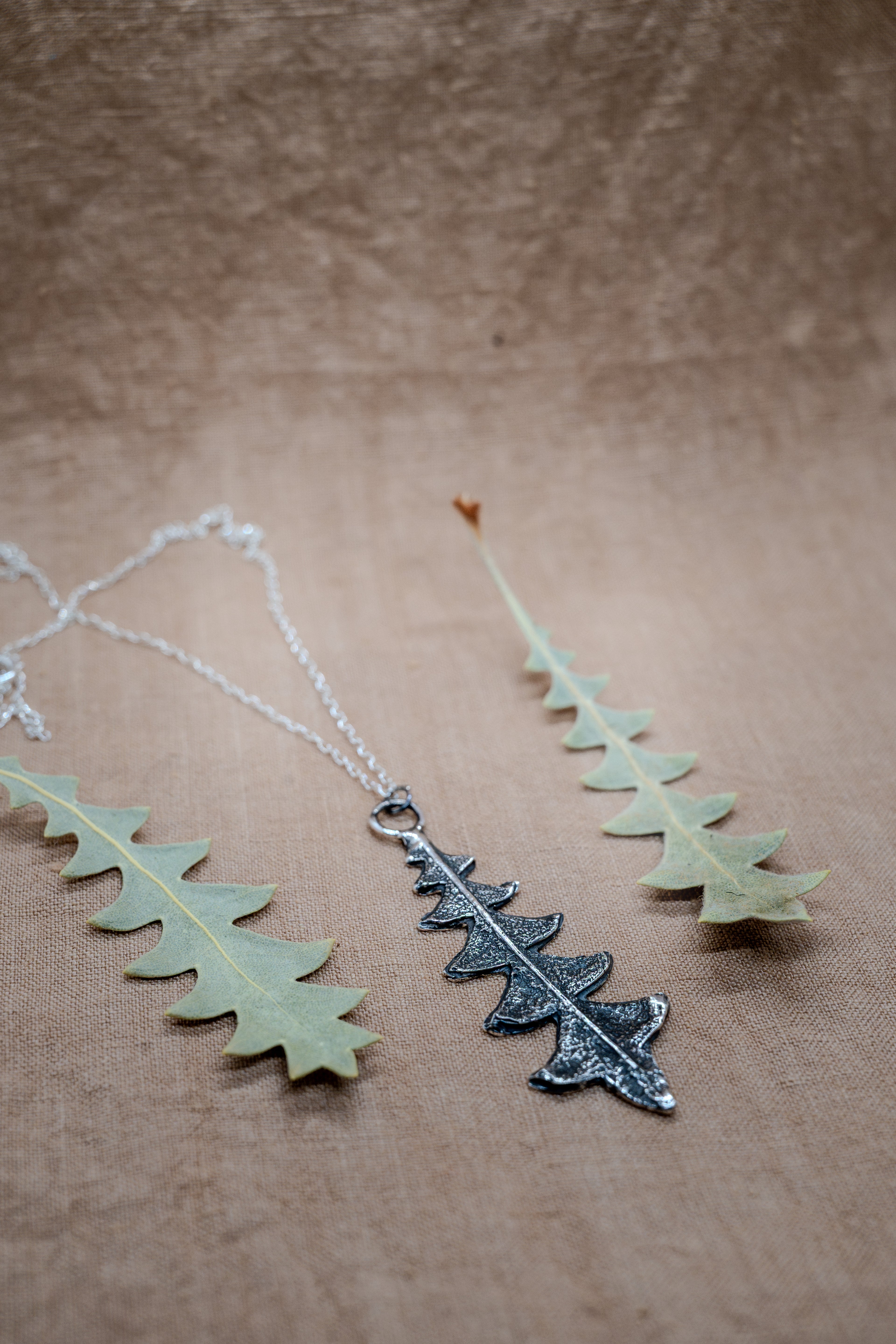 Banksia Blechnifolia Sterling Silver Pendant