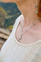 Tee Tree Charm Gemstone Necklace
