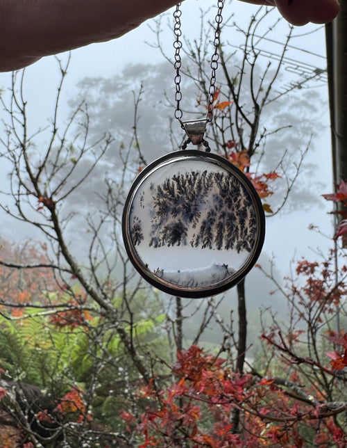 Dendritic Opalite Statement Necklace