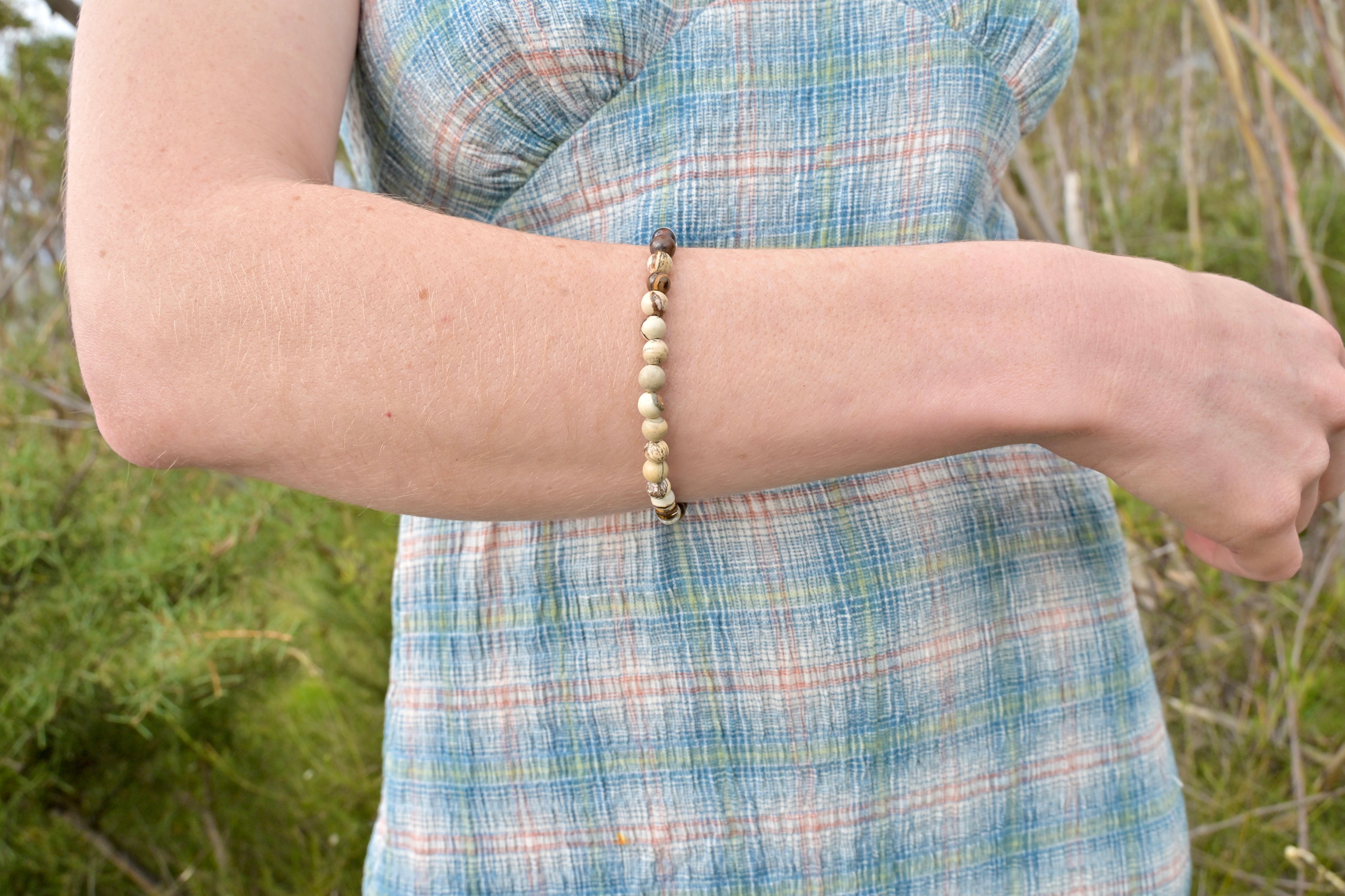 Gemstone Bead Bracelet