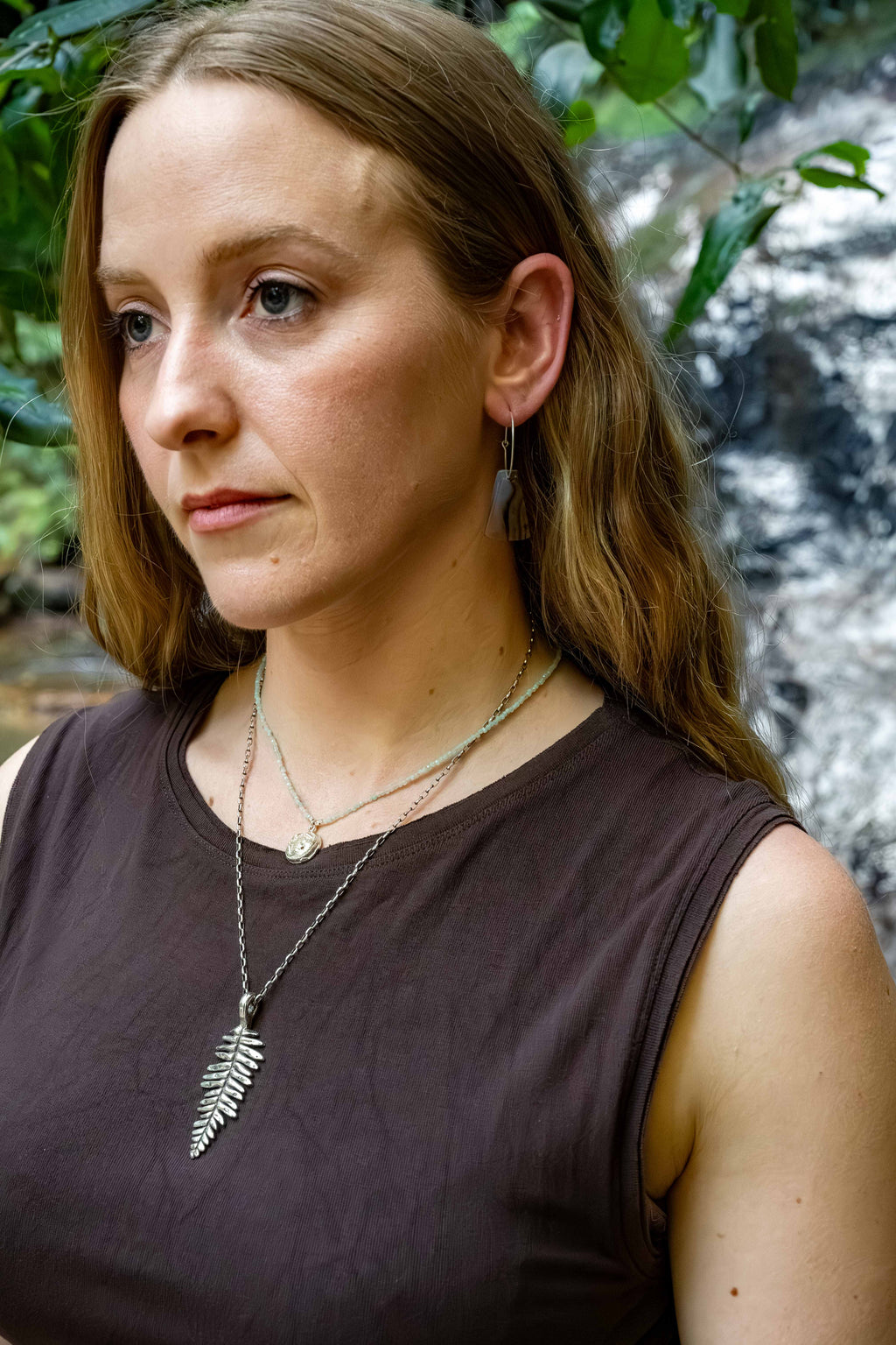 Spreading Fan Fern Pendant