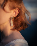 Sterling Silver Bracken Fern Earrings