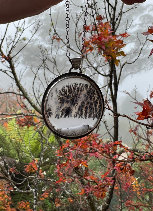 Dendritic Opalite Statement Necklace