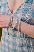 Silver Fern Leaf Bracelet