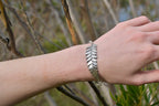 Silver Fern Leaf Bracelet