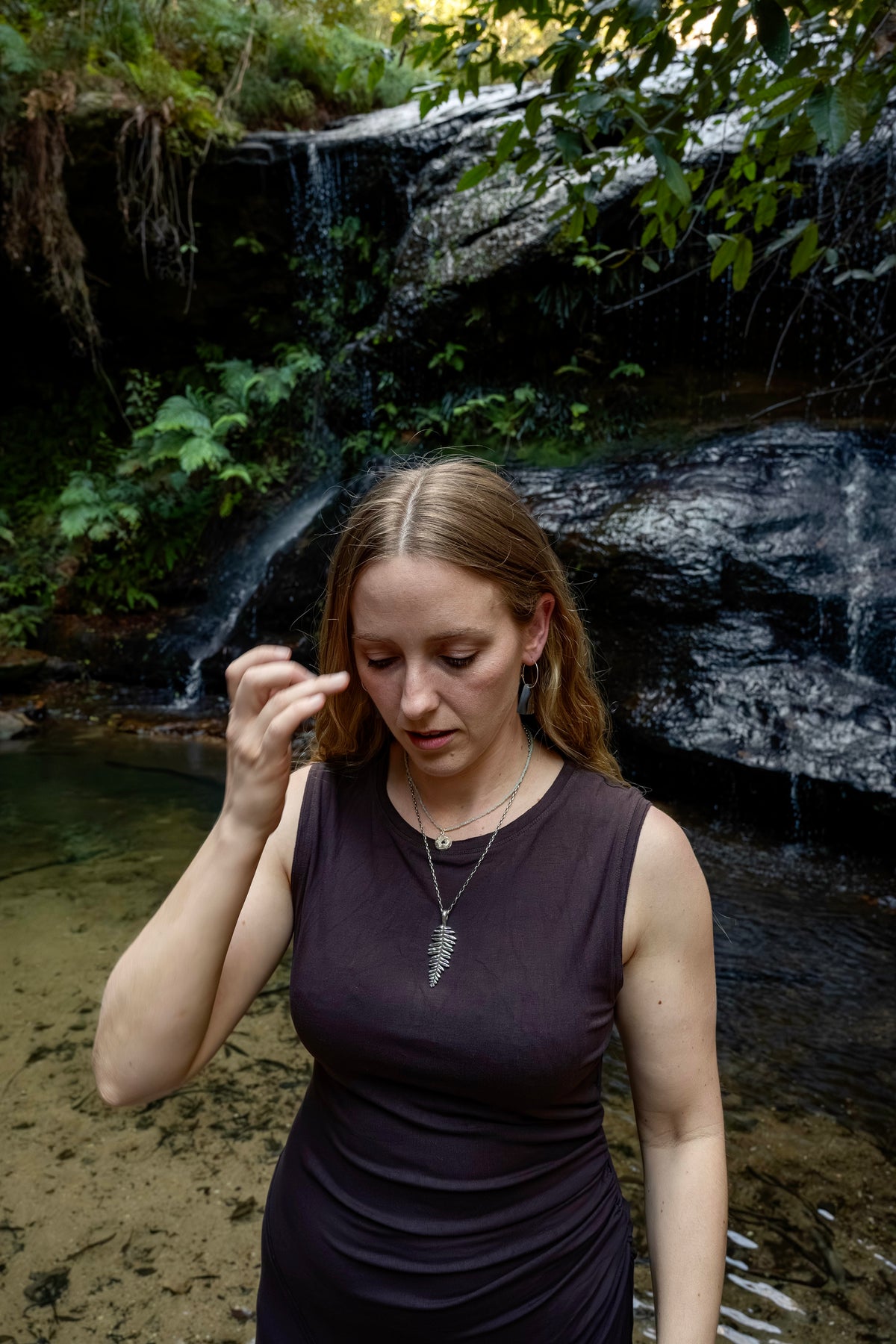 Spreading Fan Fern Pendant
