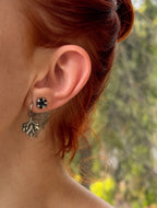 Tea tree stud earrings