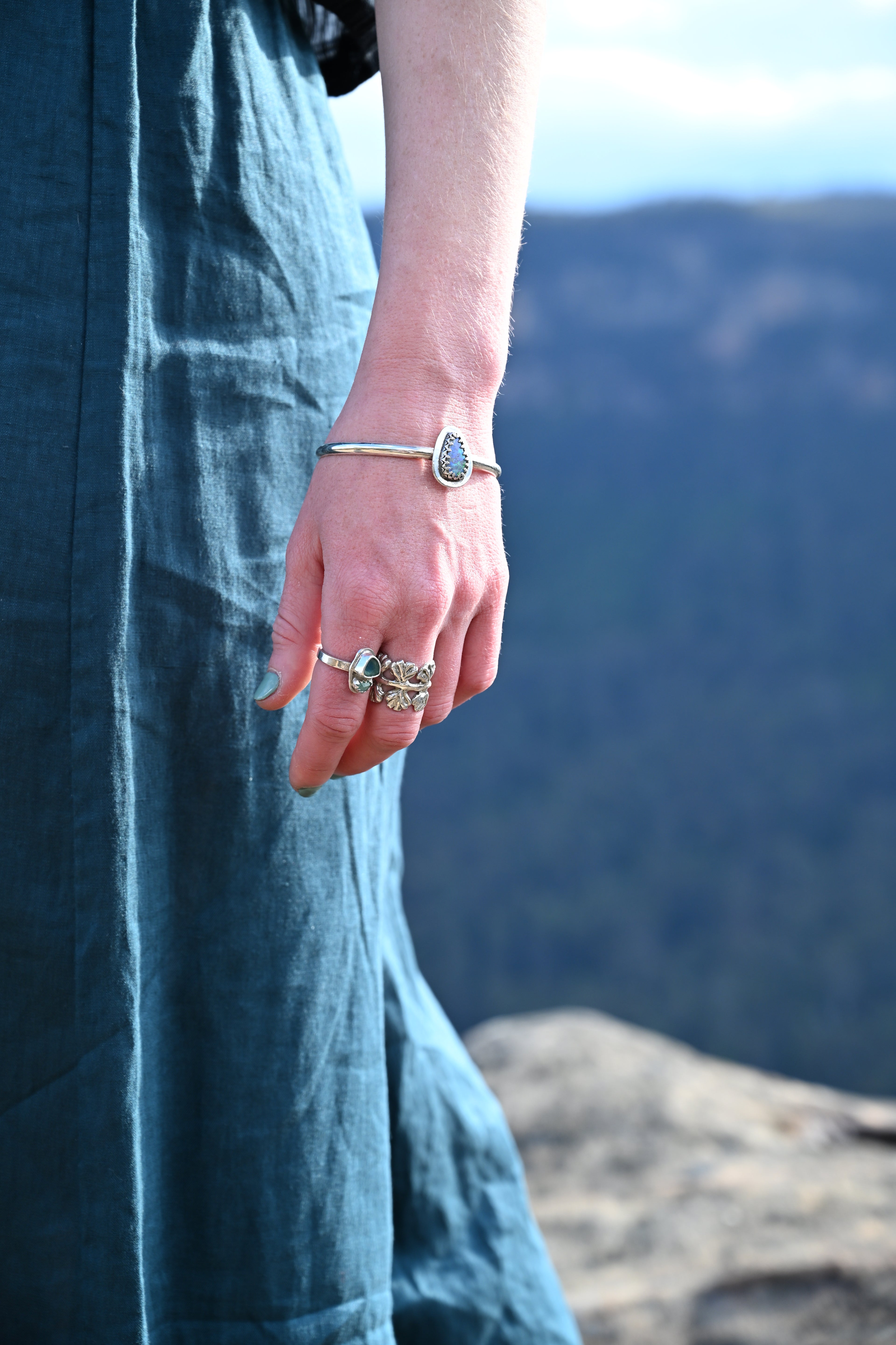 Necklace Fern ring