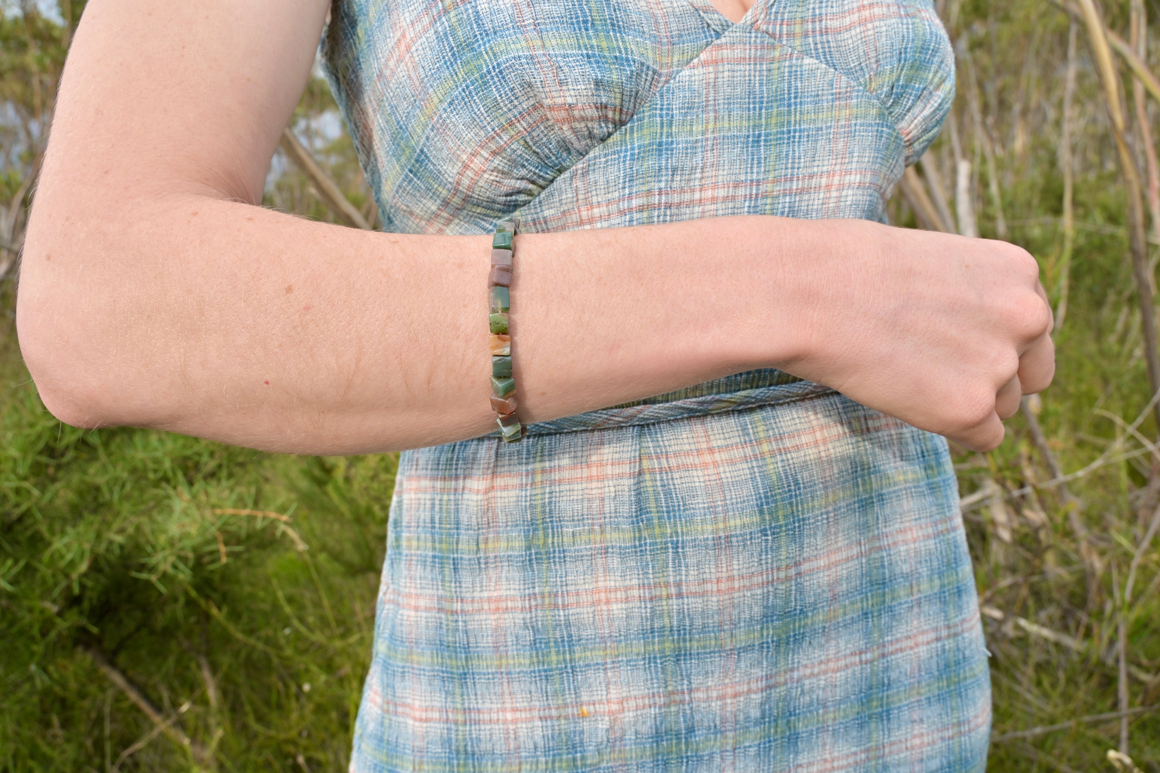 Gemstone Bead Bracelet