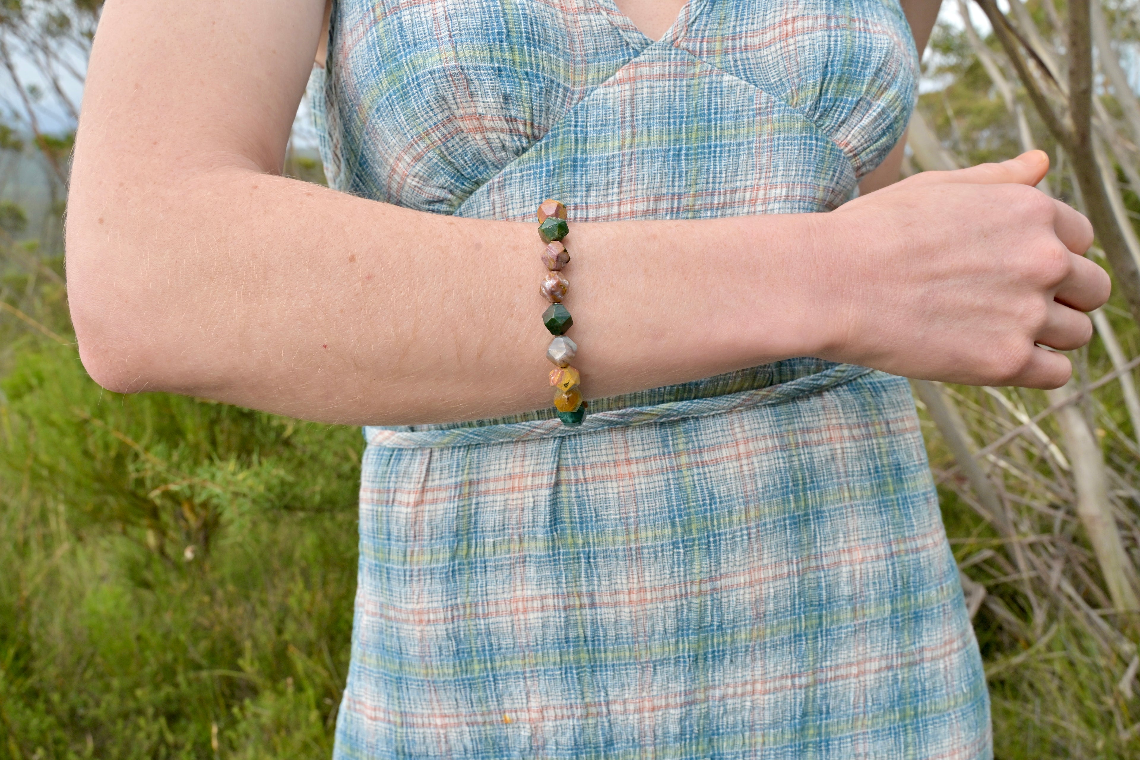 Gemstone Bead Bracelet