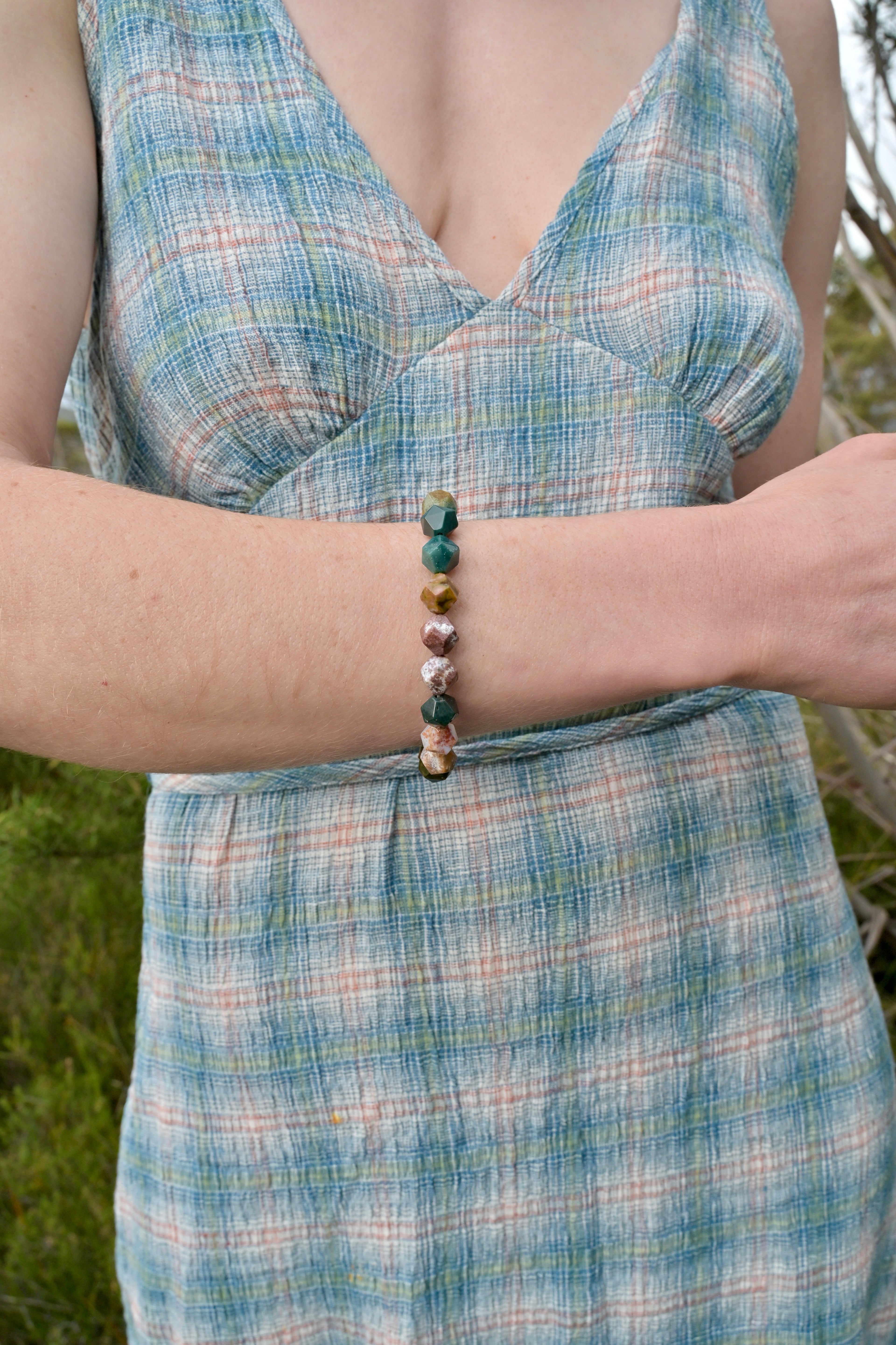 Gemstone Bead Bracelet