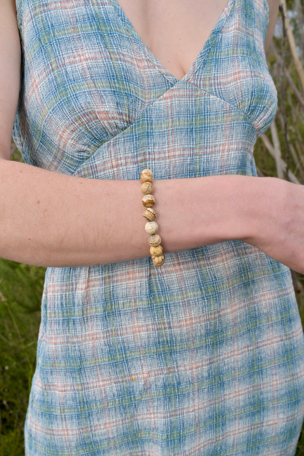 Gemstone Bead Bracelet