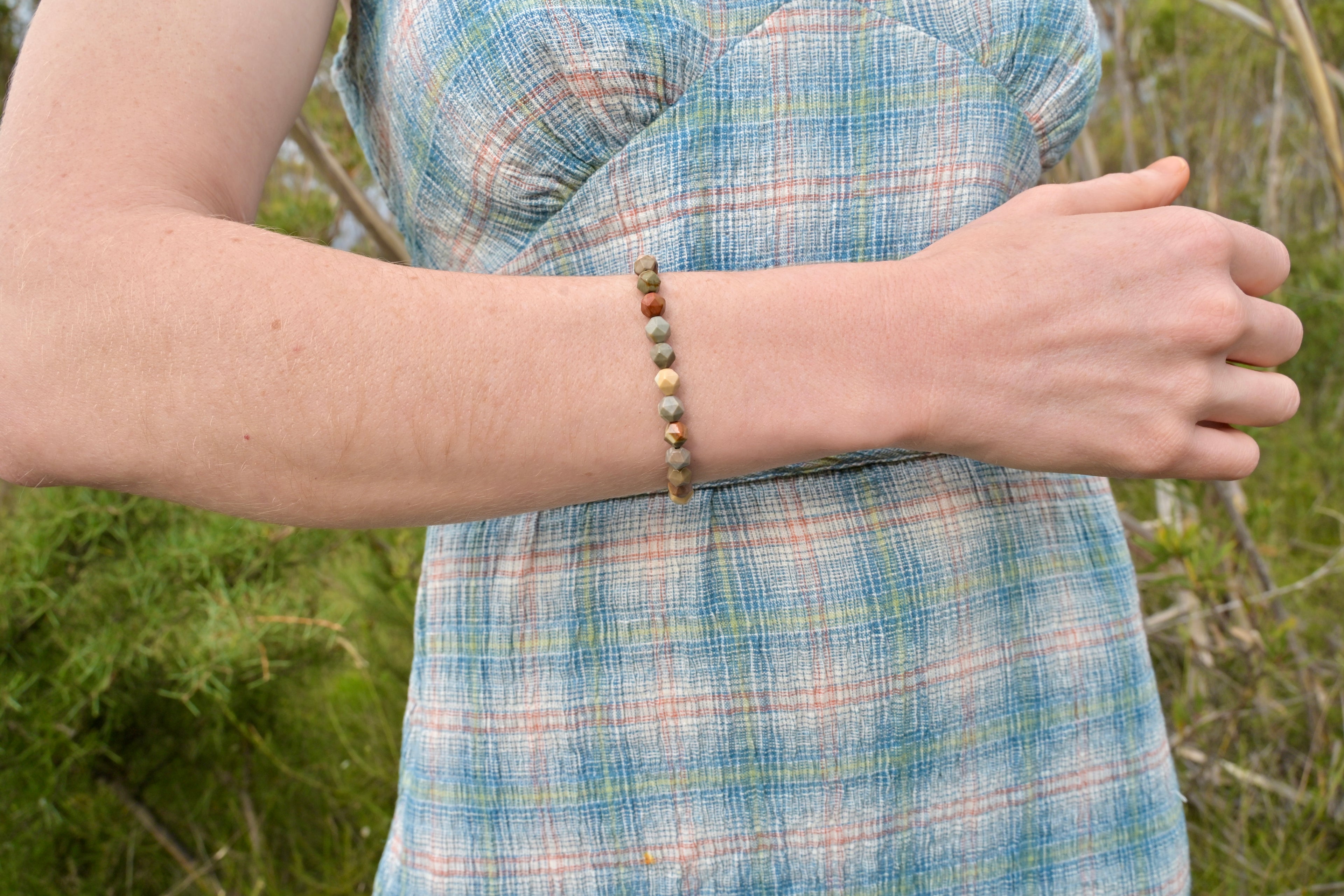 Gemstone Bead Bracelet