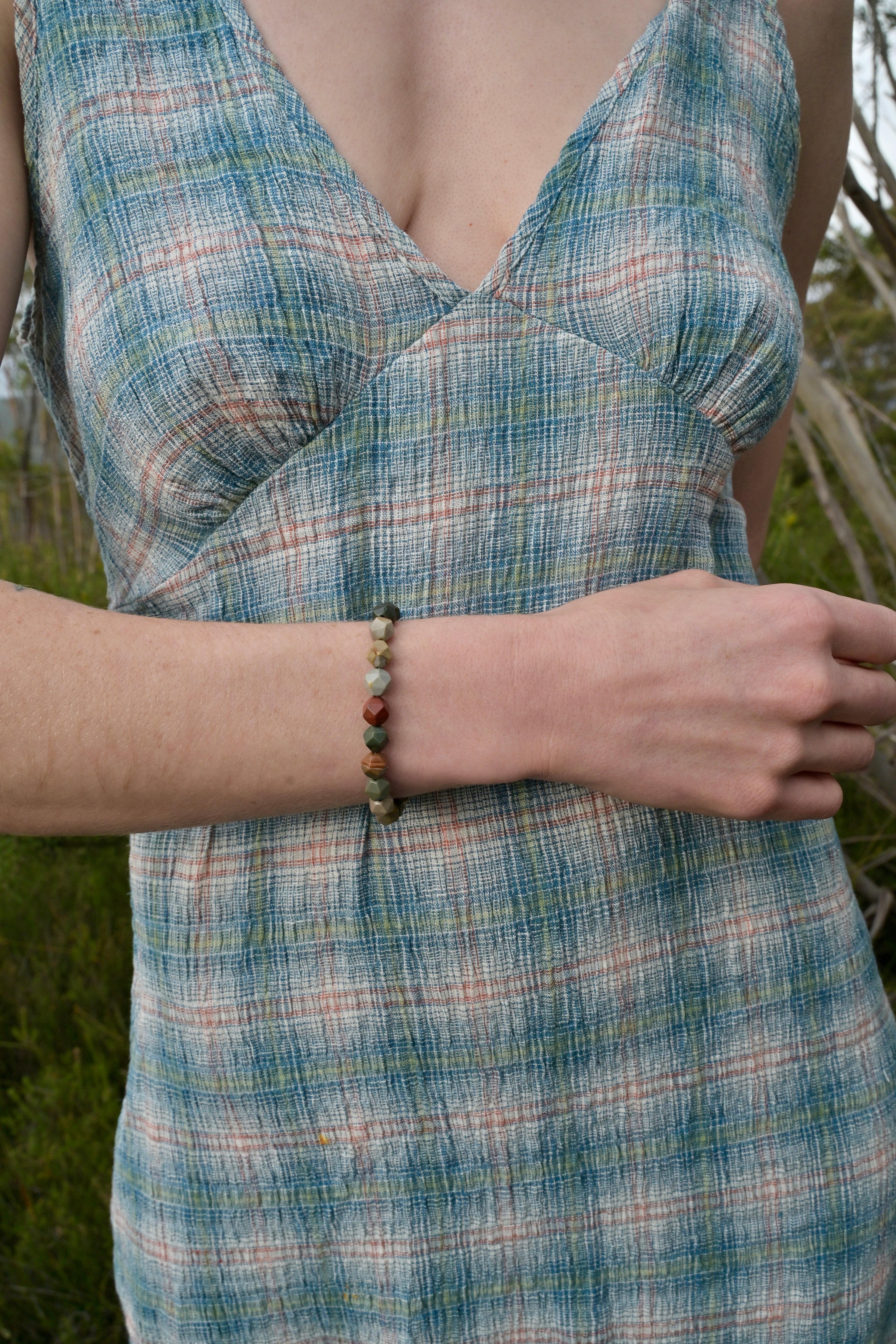 Gemstone Bead Bracelet