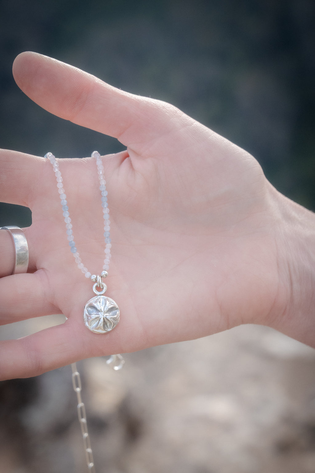 Tee Tree Charm Gemstone Necklace