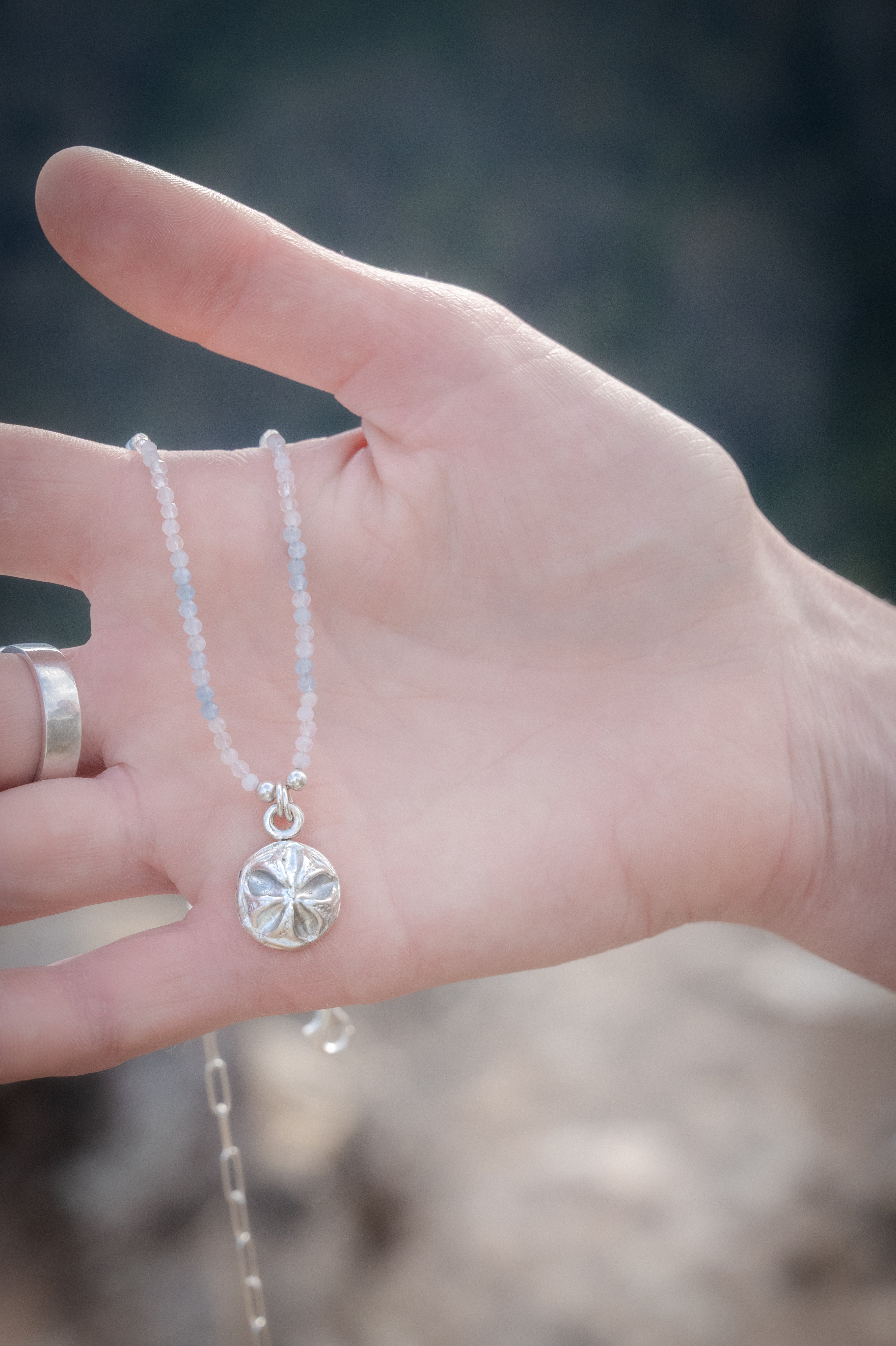 Tee Tree Charm Gemstone Necklace