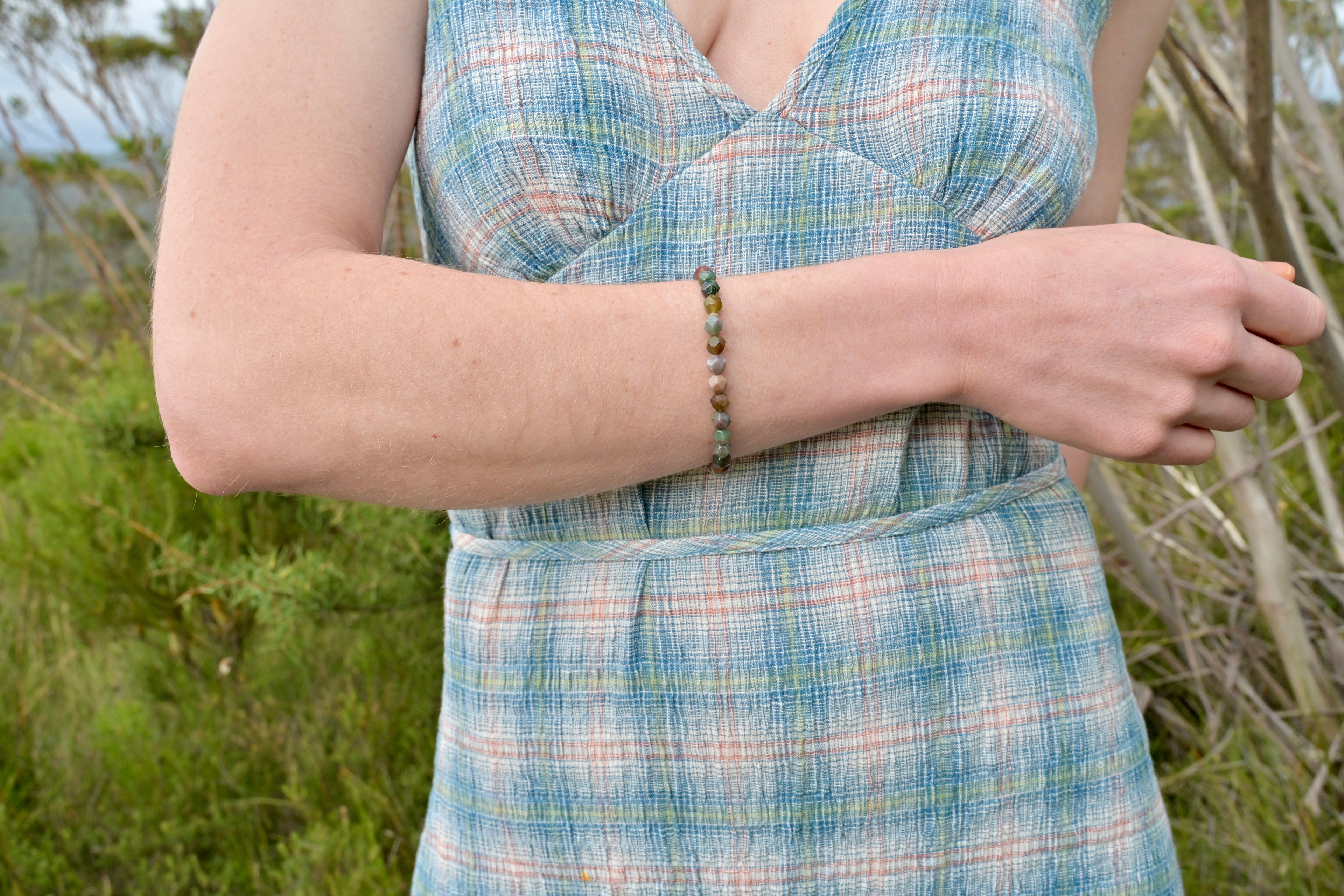 Gemstone Bead Bracelet