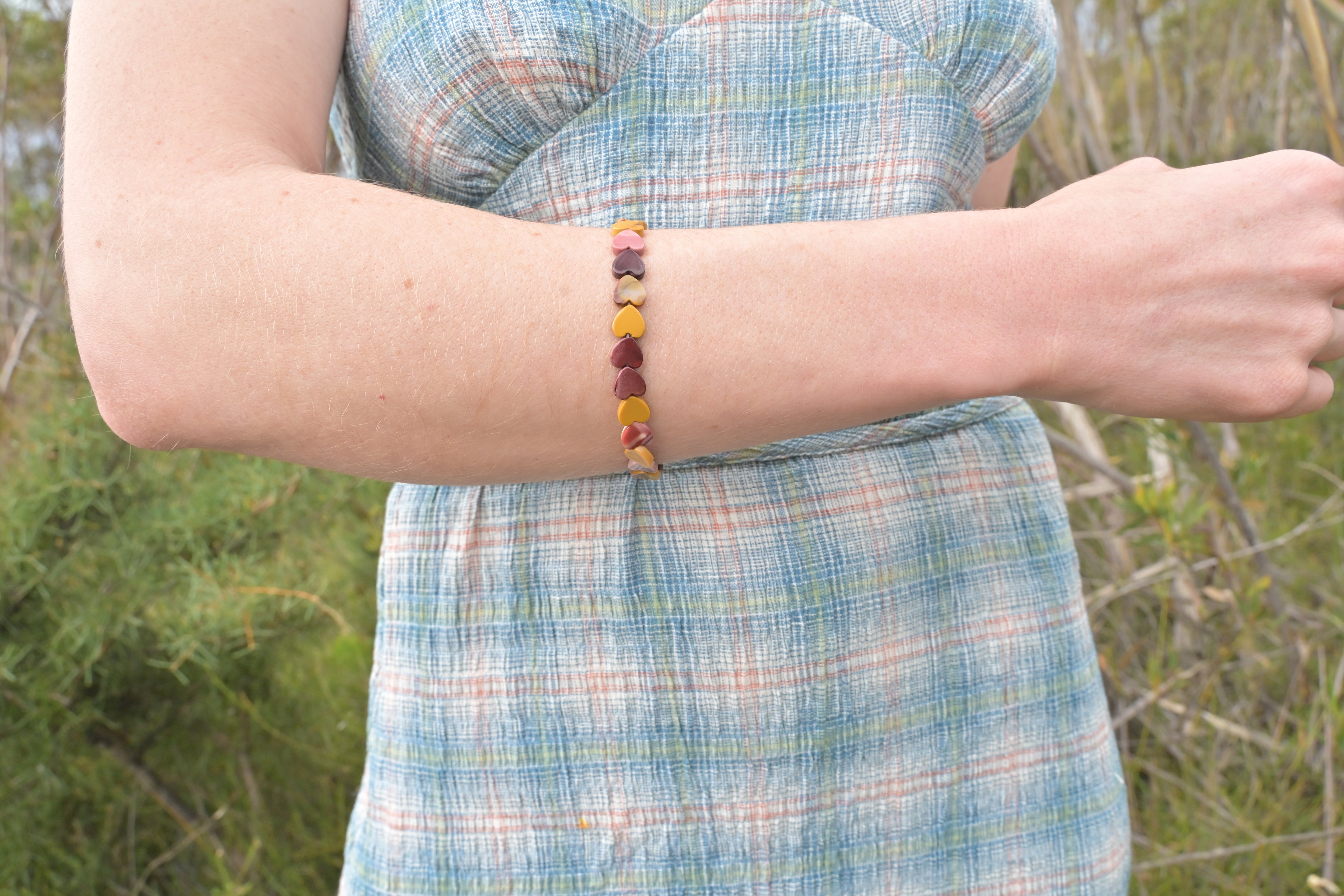 Gemstone Bead Bracelet
