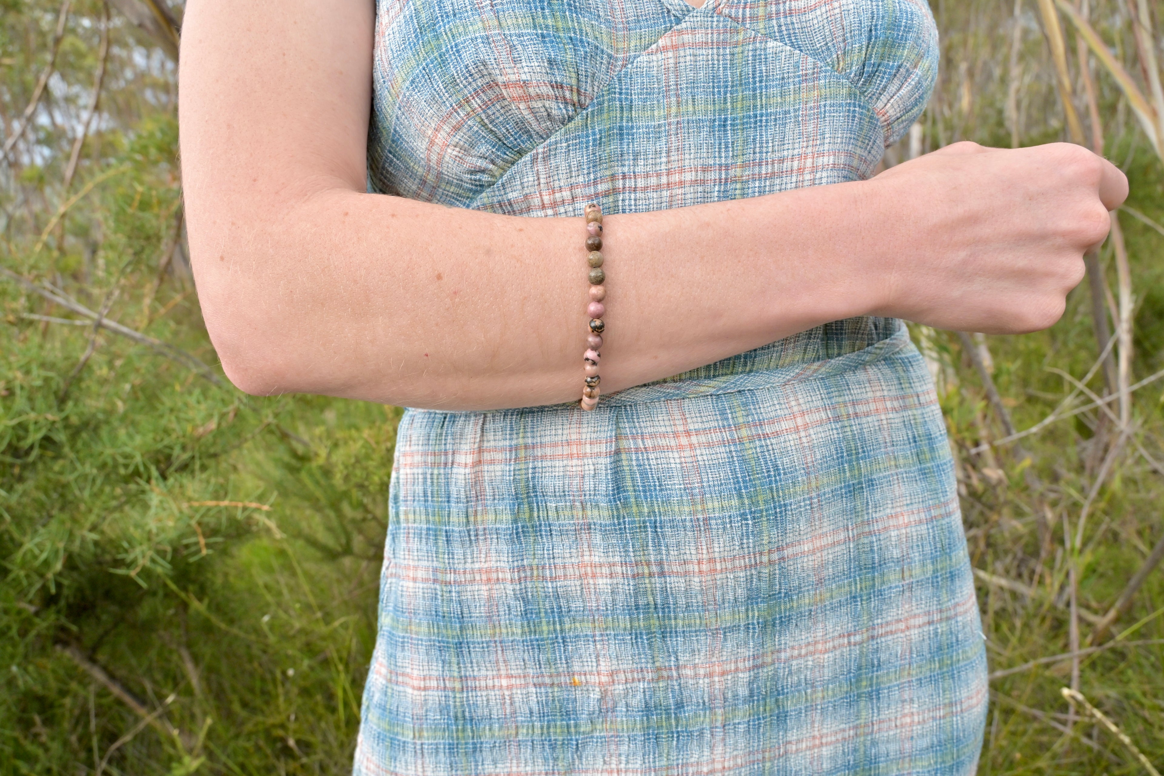 Gemstone Bead Bracelet