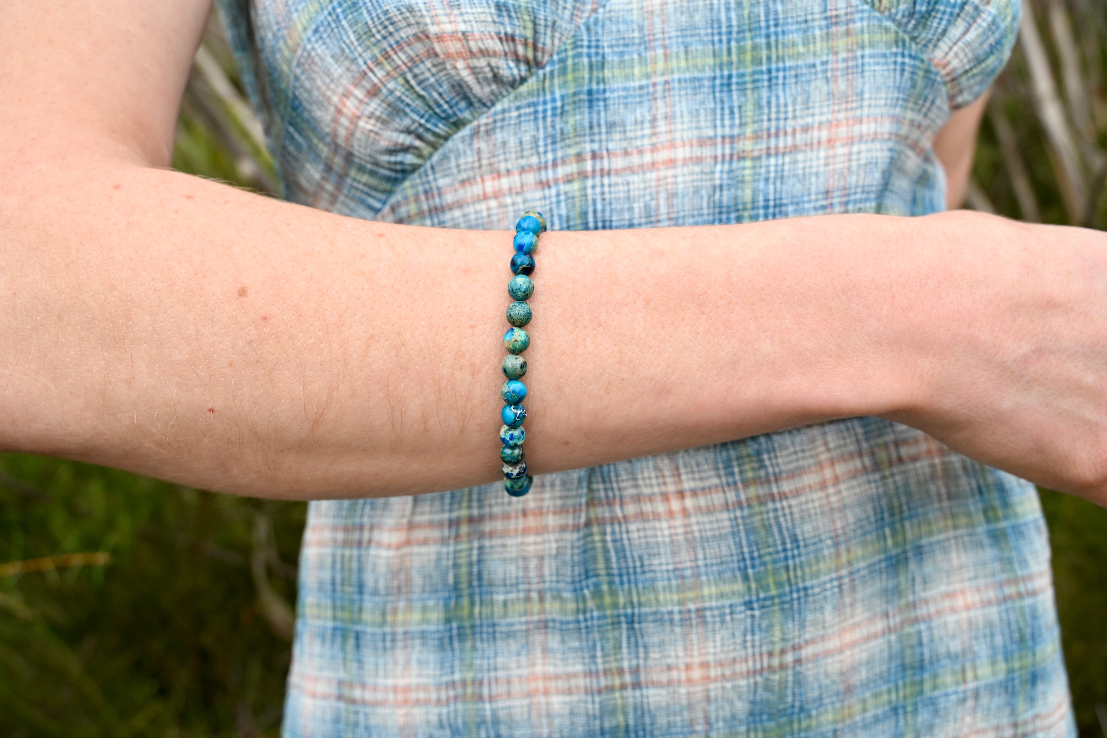 Gemstone Bead Bracelet