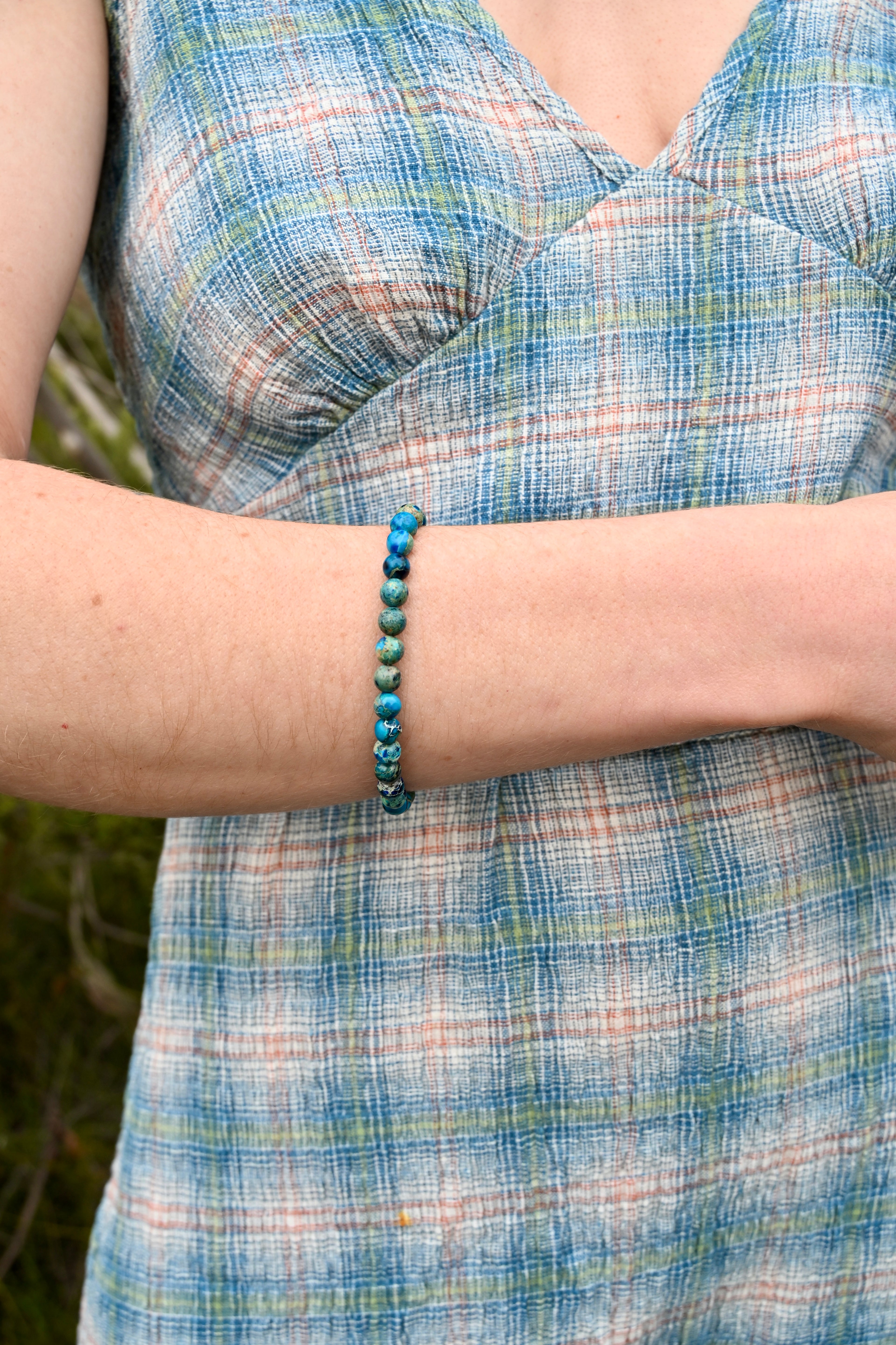 Gemstone Bead Bracelet