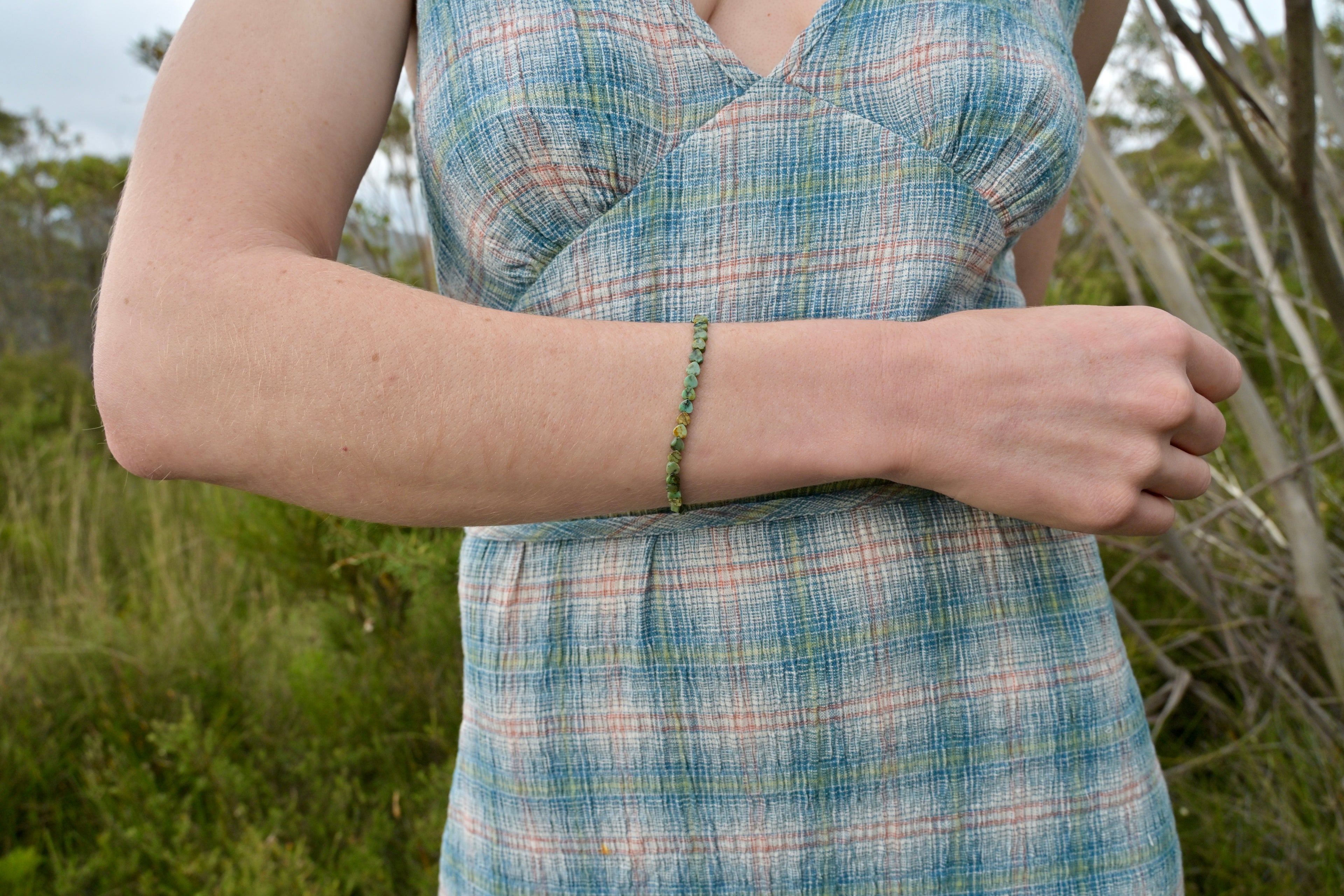 Gemstone Bead Bracelet