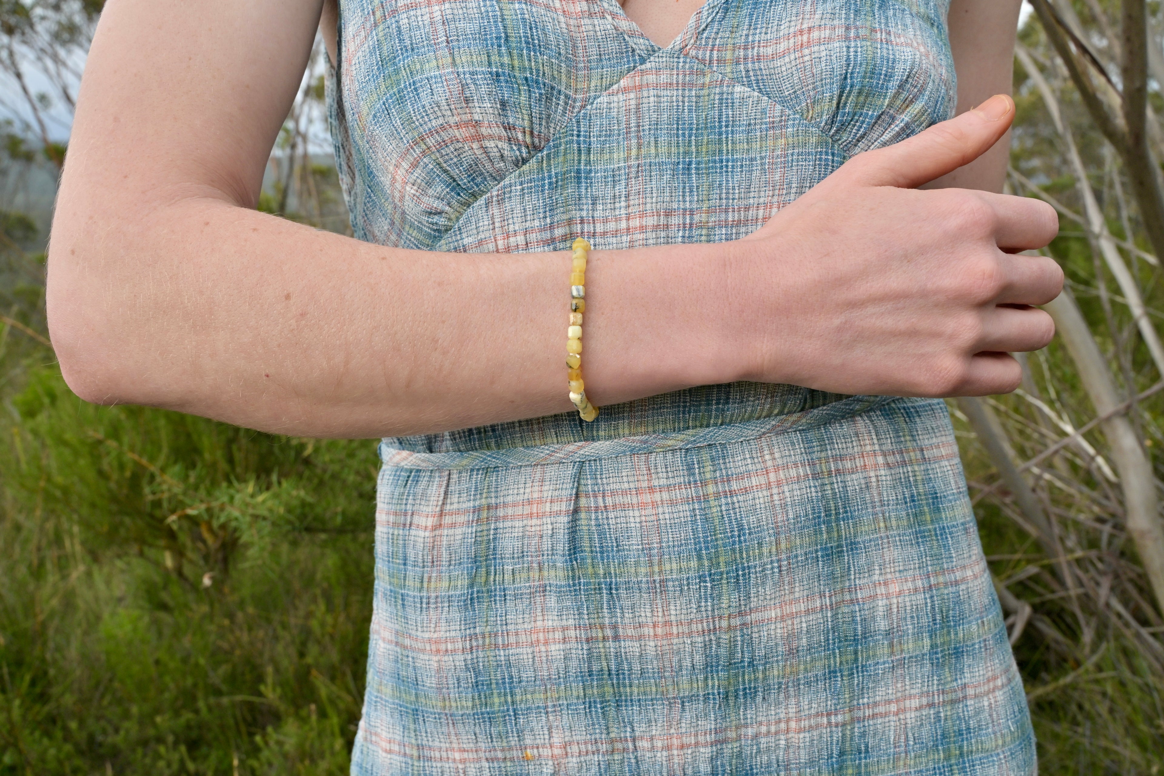 Gemstone Bead Bracelet